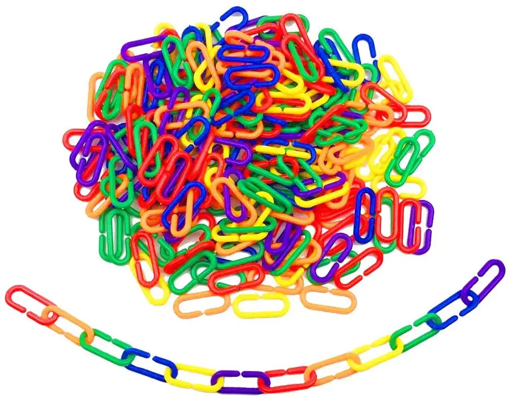 Звено C-образные зажимы крючки звенья цепи C-звенья Детская обучающая игрушка маленький питомец крыса попугай птица игрушка