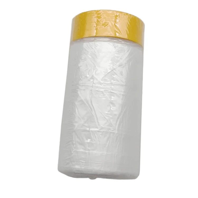 Spray paint white masking film dustproof decoration protection film Car plastic protective Pre-taped Film