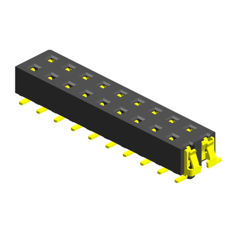 2.54mm female header dual rows SMT Type pin header Customized Socket Connector