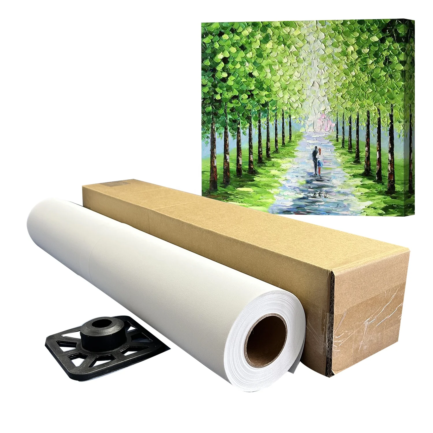Blank Polycotton Matte 410gsm Framed Inkjet Matte Canvas