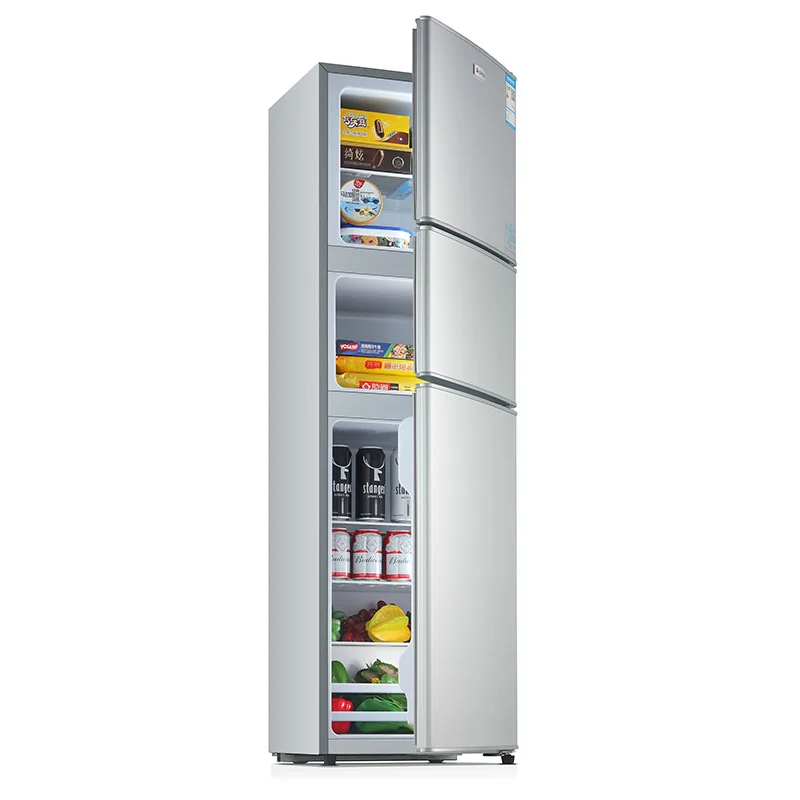 BCD-206 Triple Door Large Capacity Wholesale Cheap best Home refrigerator