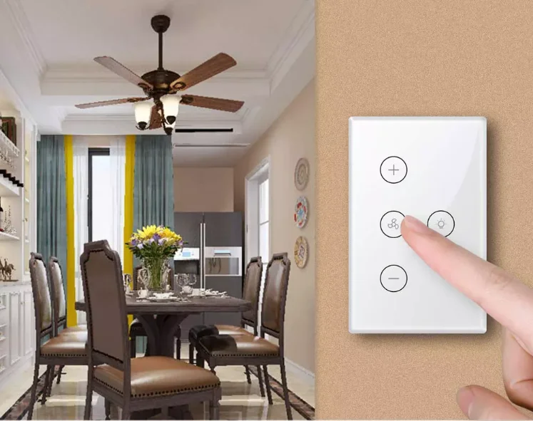 TUYA Smart Life App Remote Control  Smart WiFi Ceiling Fan Light Switch compatible with Alexa