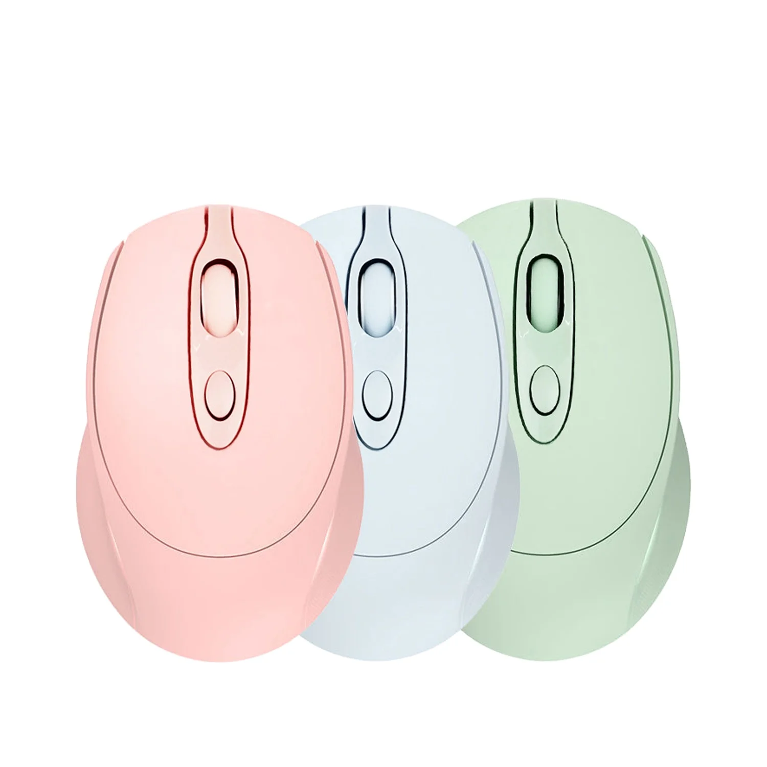 Advance Quality Dual-Mode Silent Mini 2.4G Usb Optical Ergonomic Rechargeable BIuetooth Wireless Mouse