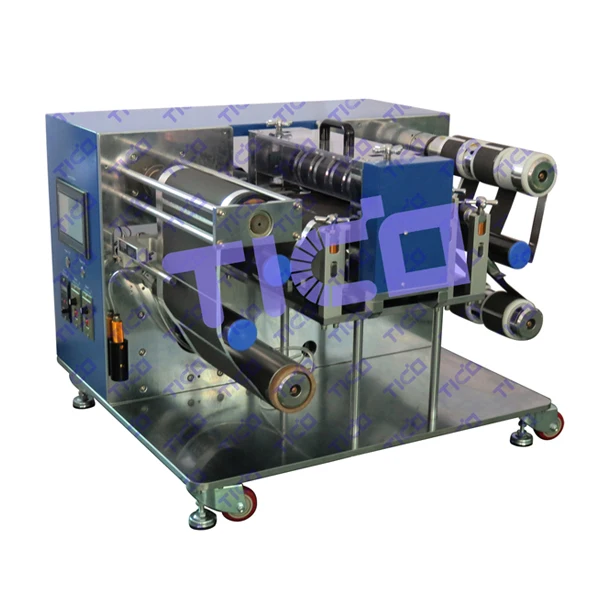 Roll to Roll Electrode Slitter Continuous Battery Electrode Slitting Machine with Multiple Strips for Battery Making