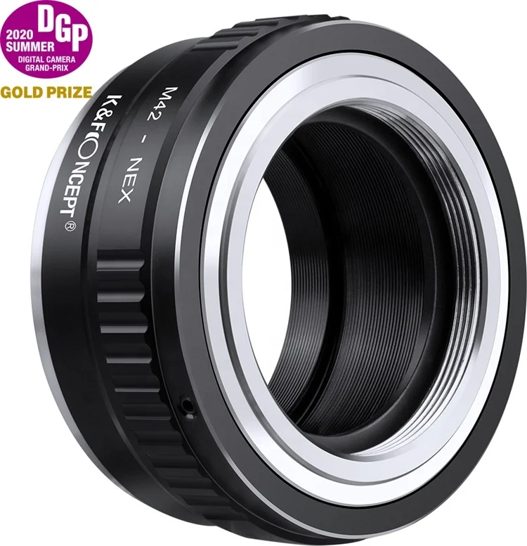 K&F Concept lens adapter for M42 Lens to Sony NEX E-Mount Camera Lens Adapter ring