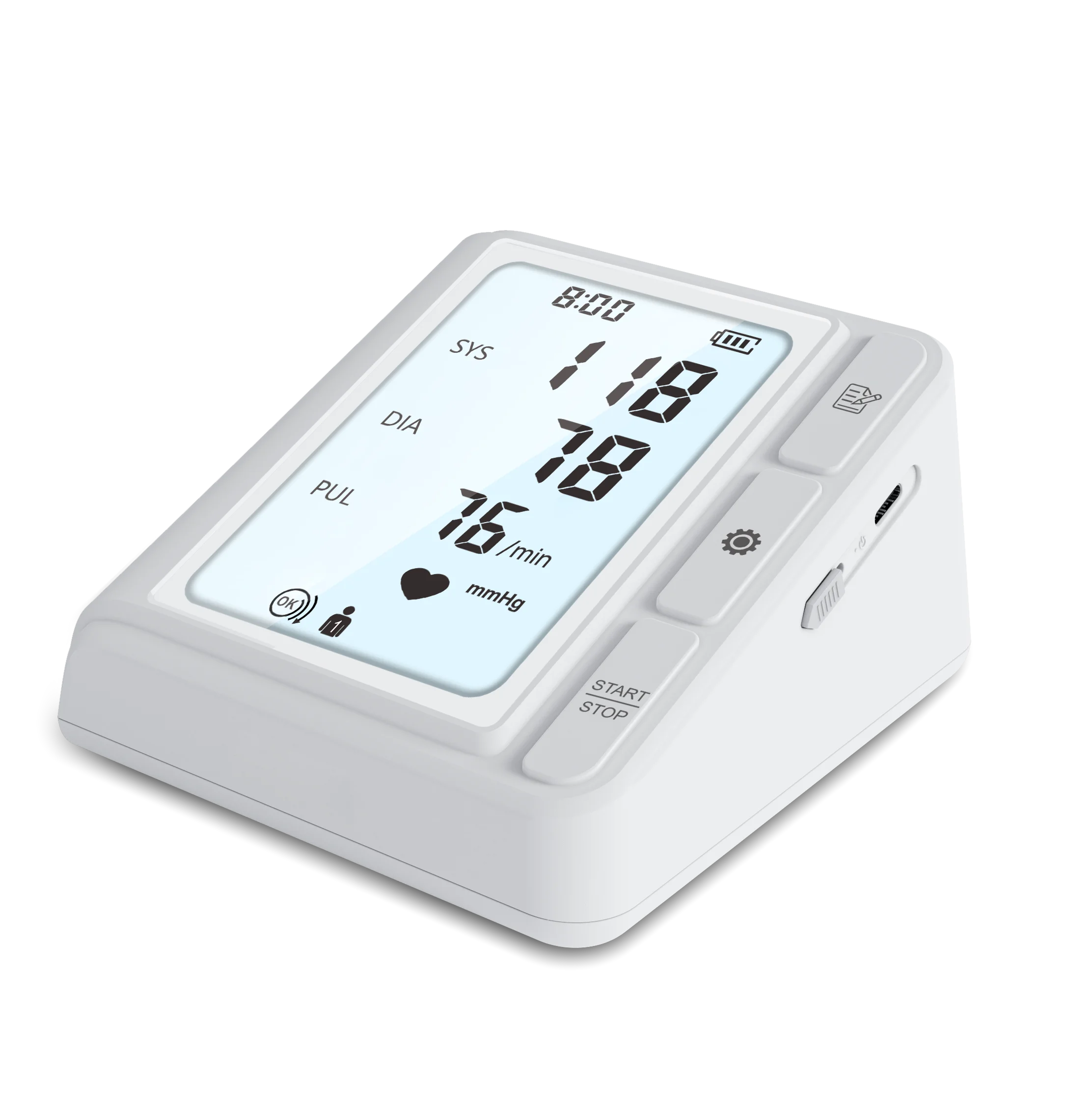 OEM ODM  Upper Arm Smart Automatic Bp Monitor Measurement LCD Digital Manual Memory  Blood Pressure Monitor