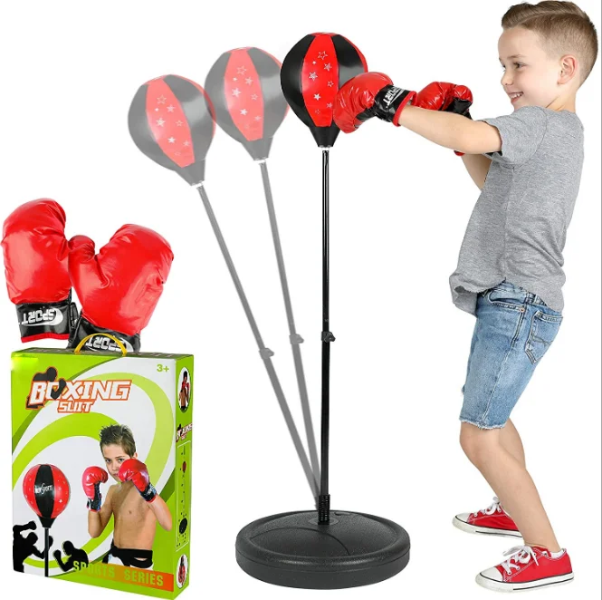 Punching Bag for Kids Incl Boxing with mittens and stand boxing bag set toy for boys girls