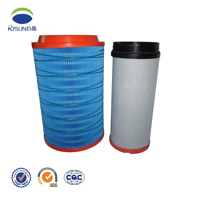 YK2841U1-F Paper PU media the Tractor Truck  air Filter Replacement