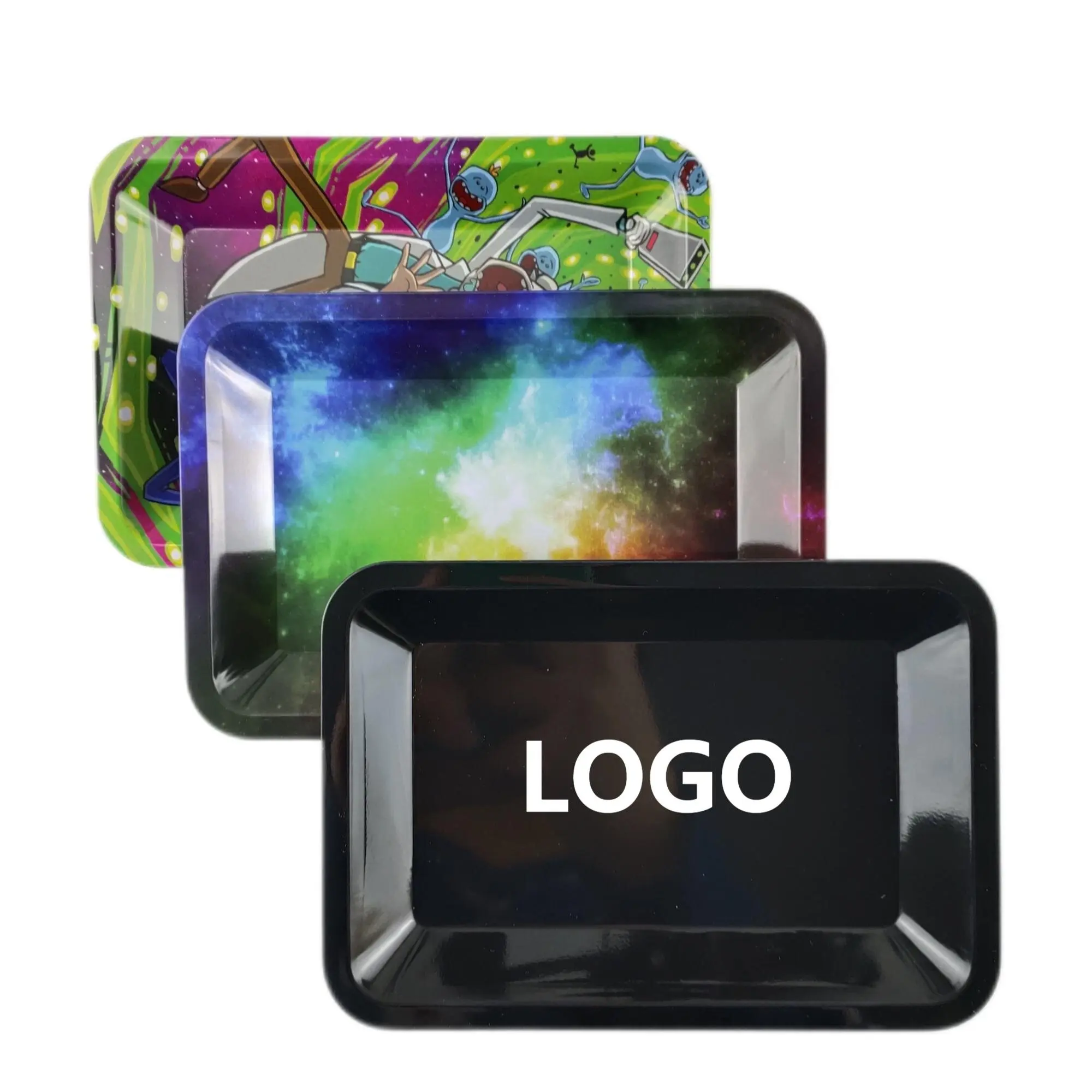Wholesale 18*12.5 CM   Rolling Trays  With customized logo For Smoking Accessories