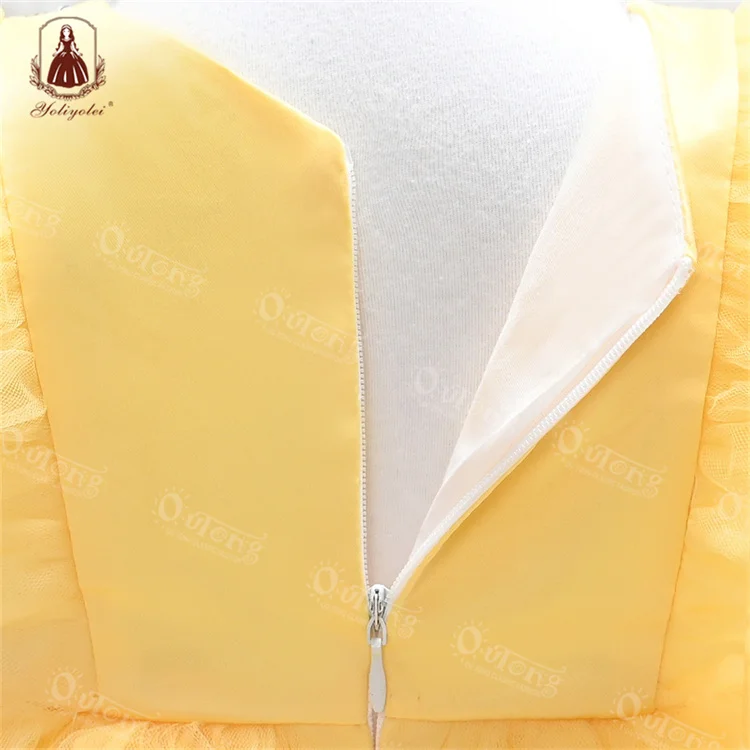 Outong Boutique Golden Supplier, Piano Performance Party Wholesale Tutu Baby Birthday Princess Dress/