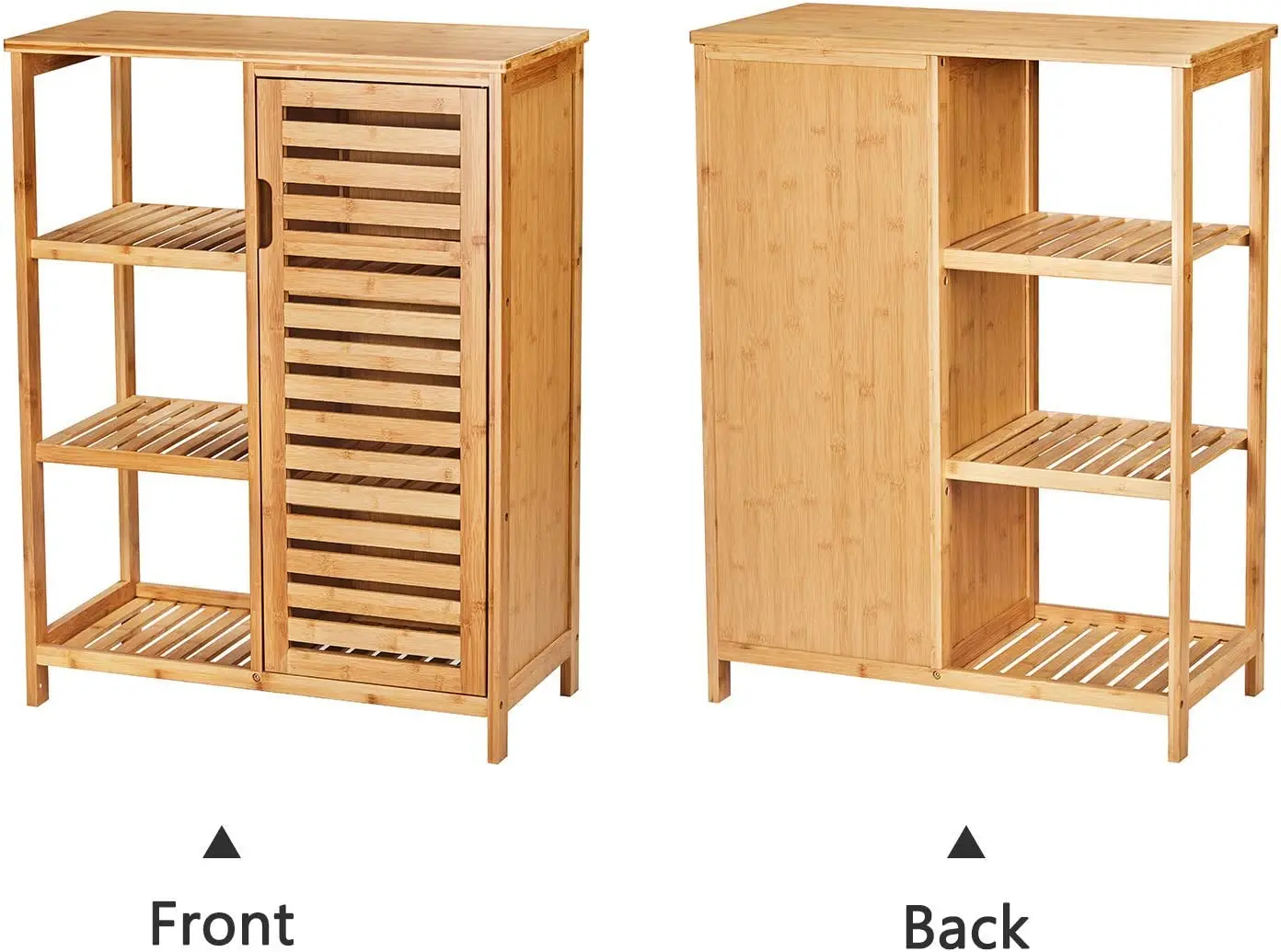 Home Furniture 2 Tier Wooden Bathroom Shoe Paraffin Block Outdoor Modern Bamboo Storage Cabinet With Drawers Lock Tall Door