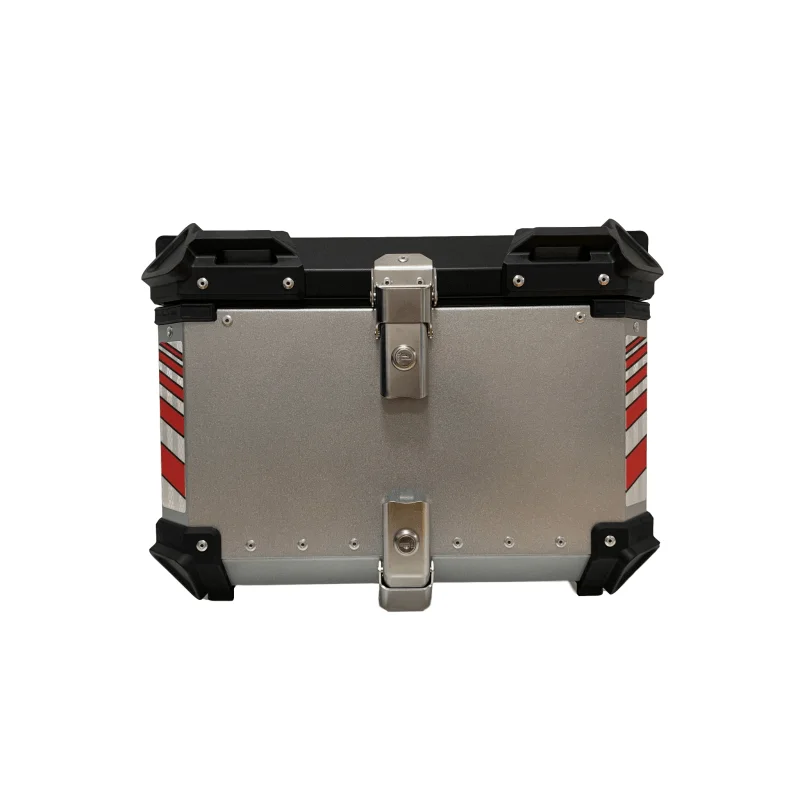 55 litres motorcycle box transalp delivery trunk tail boxes puntas motorcycle aluminium box