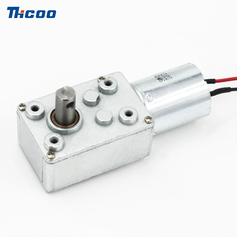12v DC 46mm Micro Worm Gear Motor 3-50 rpm Gear Reducer Motor Geared Motor Reversible