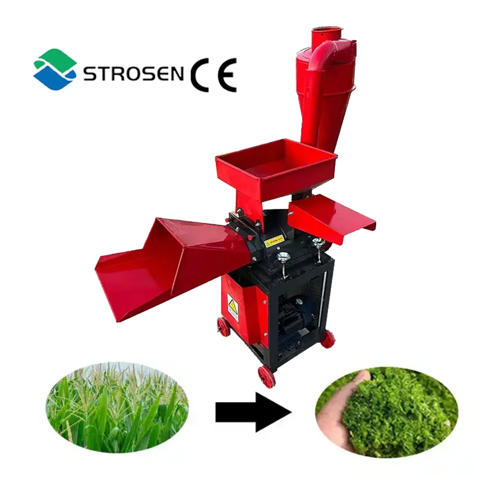 Dual purpose forage chaff cutter grinding  silage corn stalk chopper cutting crusher