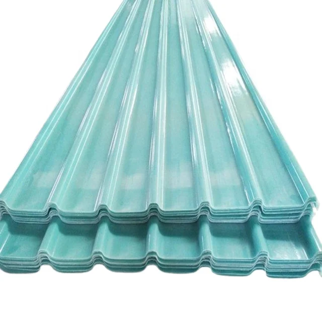 Skylight Corrugated Roof Fiberglass Panel Industrial Style FRP Sheet for Roofing