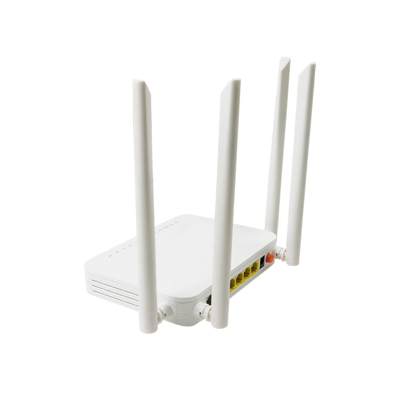 Best Selling 1200Mbps 4GE+1POTS+2.4G&5G Wifi Dual Band Frequency VOIP AC1200 XPON GEPON ONU