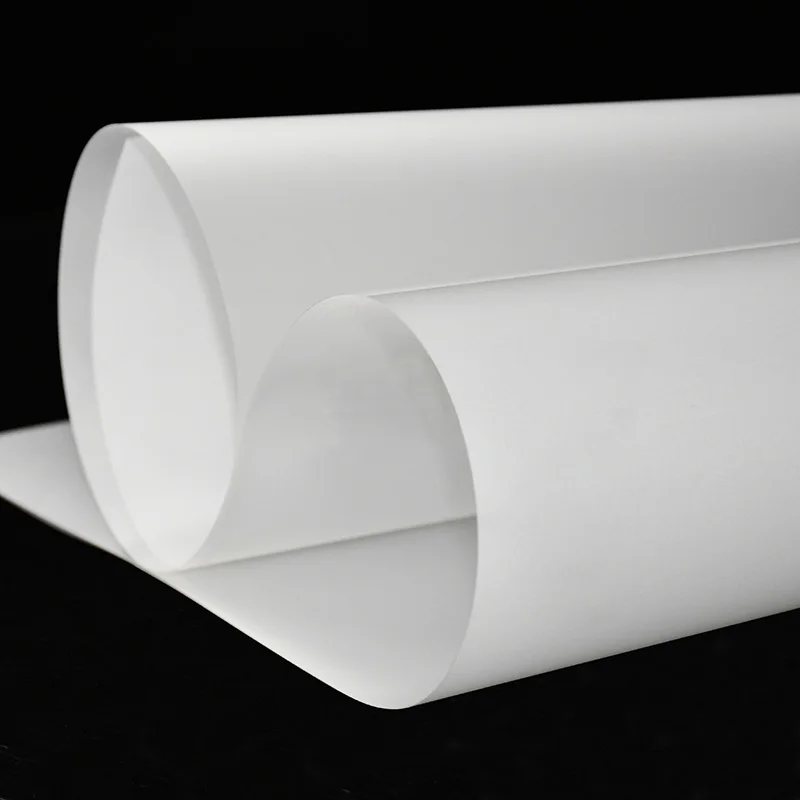0.2mm 0.3mm 0.4mm Optcial Flexible Light Diffusion Sheet Milky White PC Polycarbonate Film Led Diffuser Film