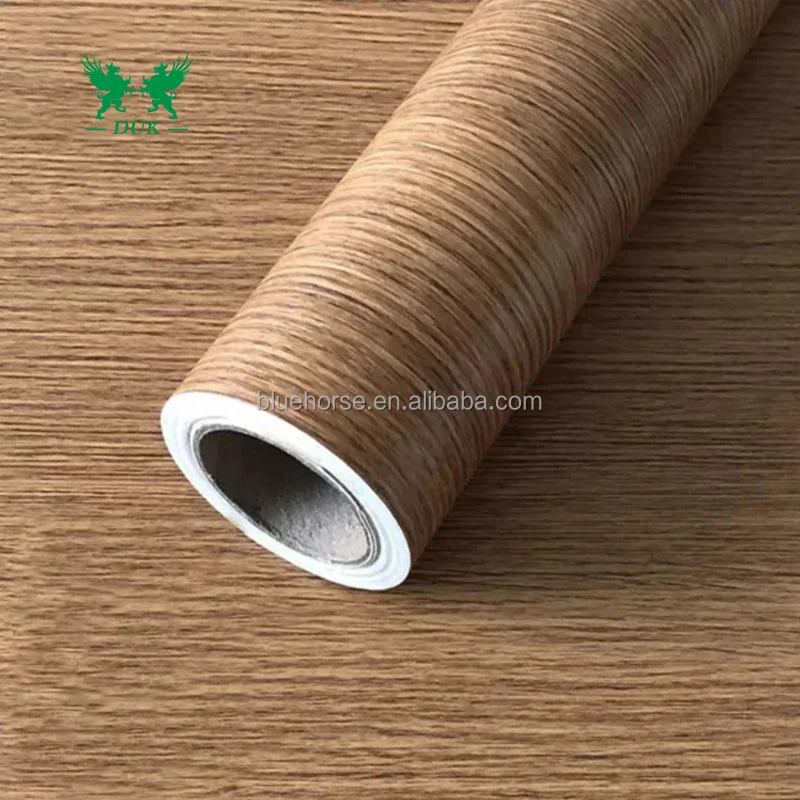 Hot press laminate decorative melamine wood grain melamine paper