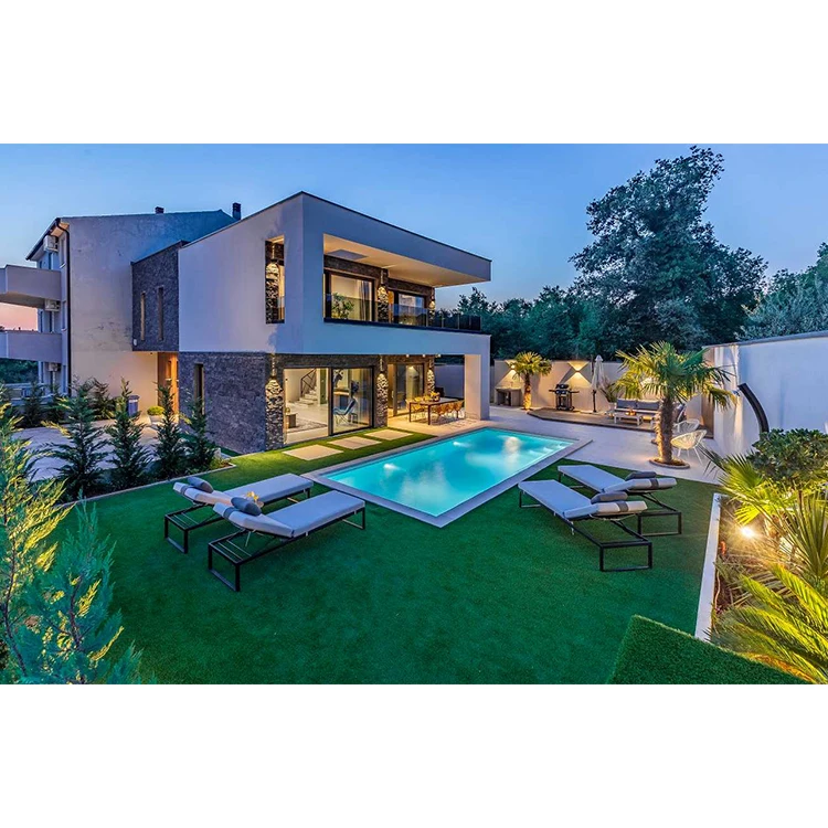 High Grade New Design Light Steel Villa Keel Luxury Insulated Steel Structure Building Villa