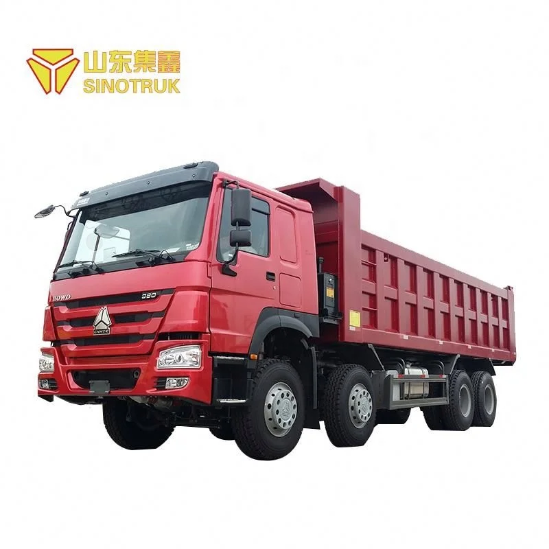 China made cheap sinotruk howo left hand drive 8x4 tipper truck prices for sale