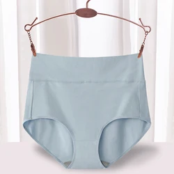 Оптовая продажа, женские трусики, Утягивающие трусики-брифы для похудения, нижнее белье из хлопка со средней талией
