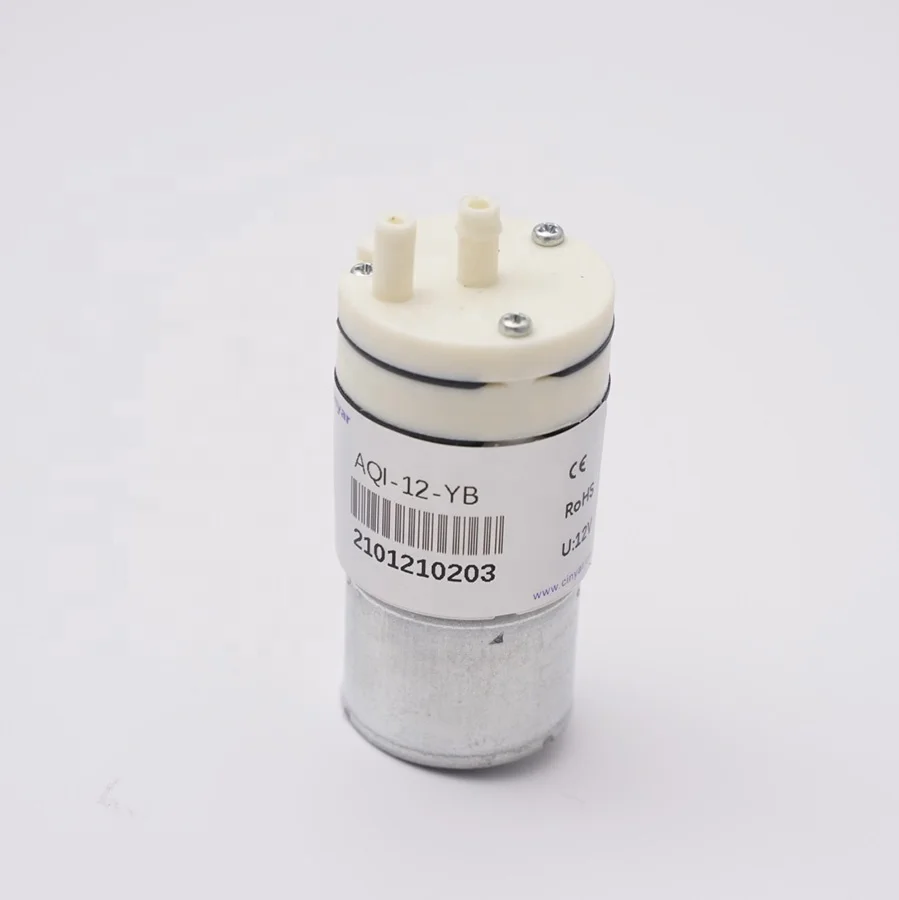 Cinyar AQI 12V/24V DC EPDM High Power Long Life Micro Chemical Liquid Metering Diaphragm Pump But Poor Oil Resistance