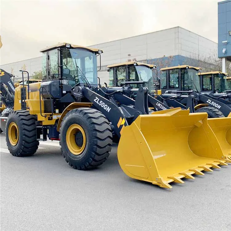 Low Fuel Consumption 5Ton 4.5M3 Wheel Loader ZL50GN Loaders Mini Loader with Cheap Price