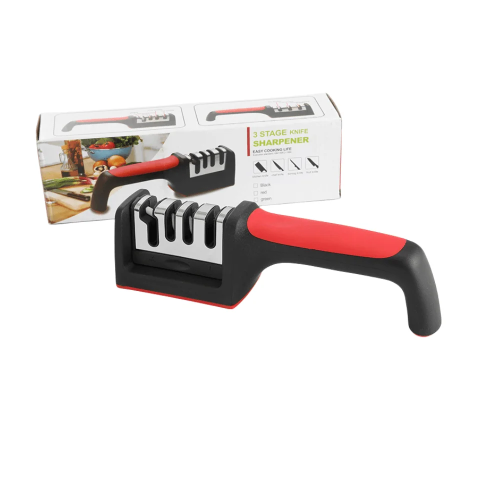 4-Stage Type Professional Knife Sharpening Tool Kitchen Sharpener With Color Box