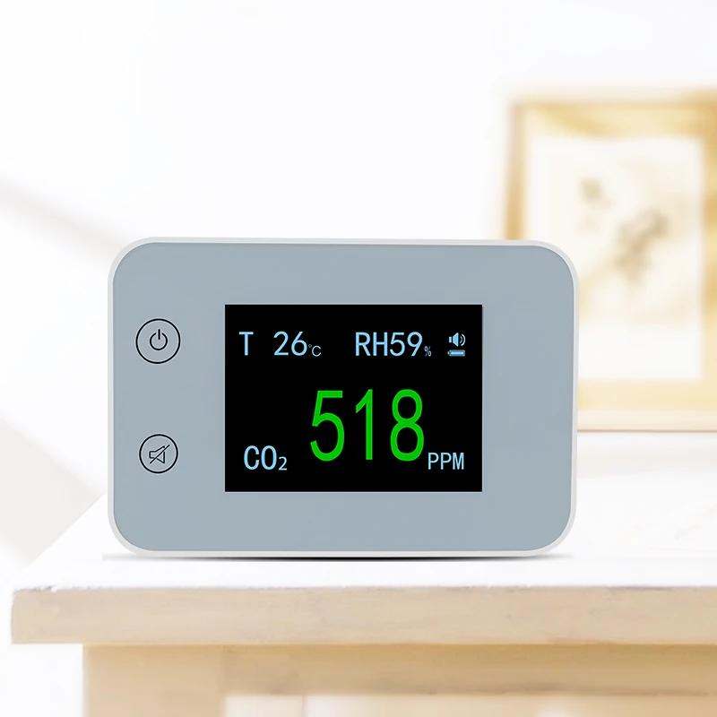 Factory Wholesale New Mini Portable Carbon Dioxide Detector CO2 Meter Sensor Monitor