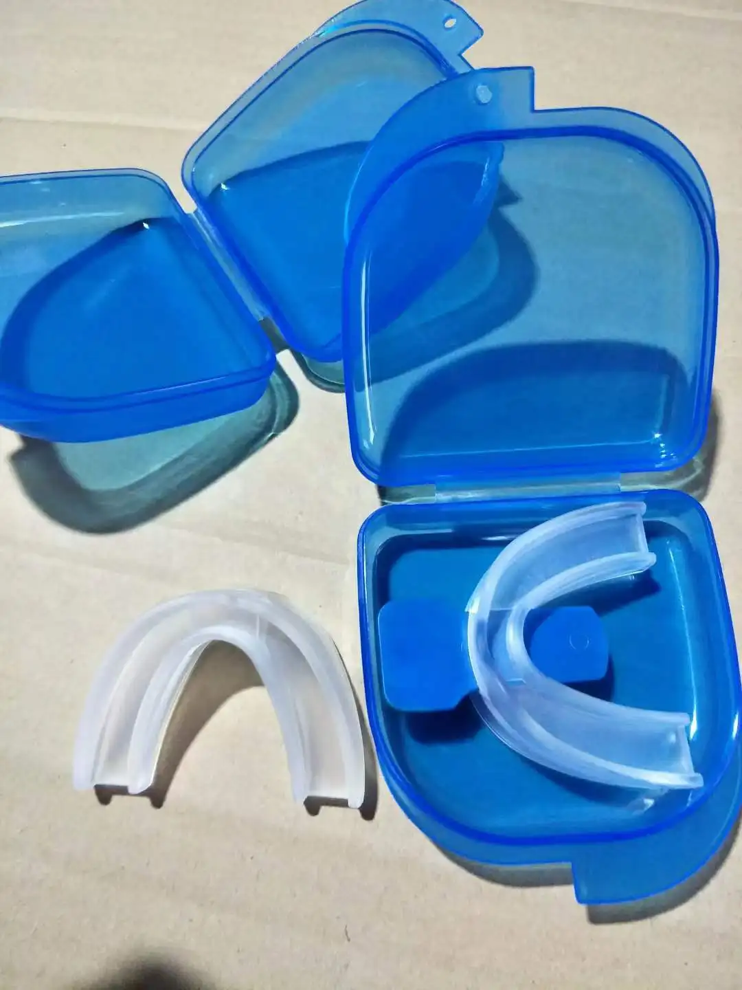 Mouthguard Gum Shield Mouth Guards Sports Basketball  Case OEM Box Packing Color Origin Stop Snoring