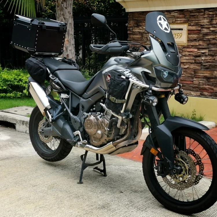 100L Black X Design F2-MOTO Motorbike Tail Box Light Aluminum Top Case New Electric Motorcycle Scooter Delivery Box