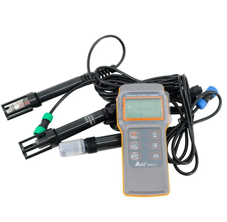 Water Quality Meter 5 in 1 AZ Instrument AZ86031 - DO Salinity PH CF Temp