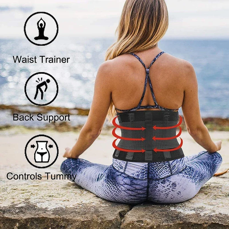 High Quality Women Waist Trainer Fitness Sauna Slimming Belt Shaping Girdles Shapewear Modeling Strap Body Shapers for Women