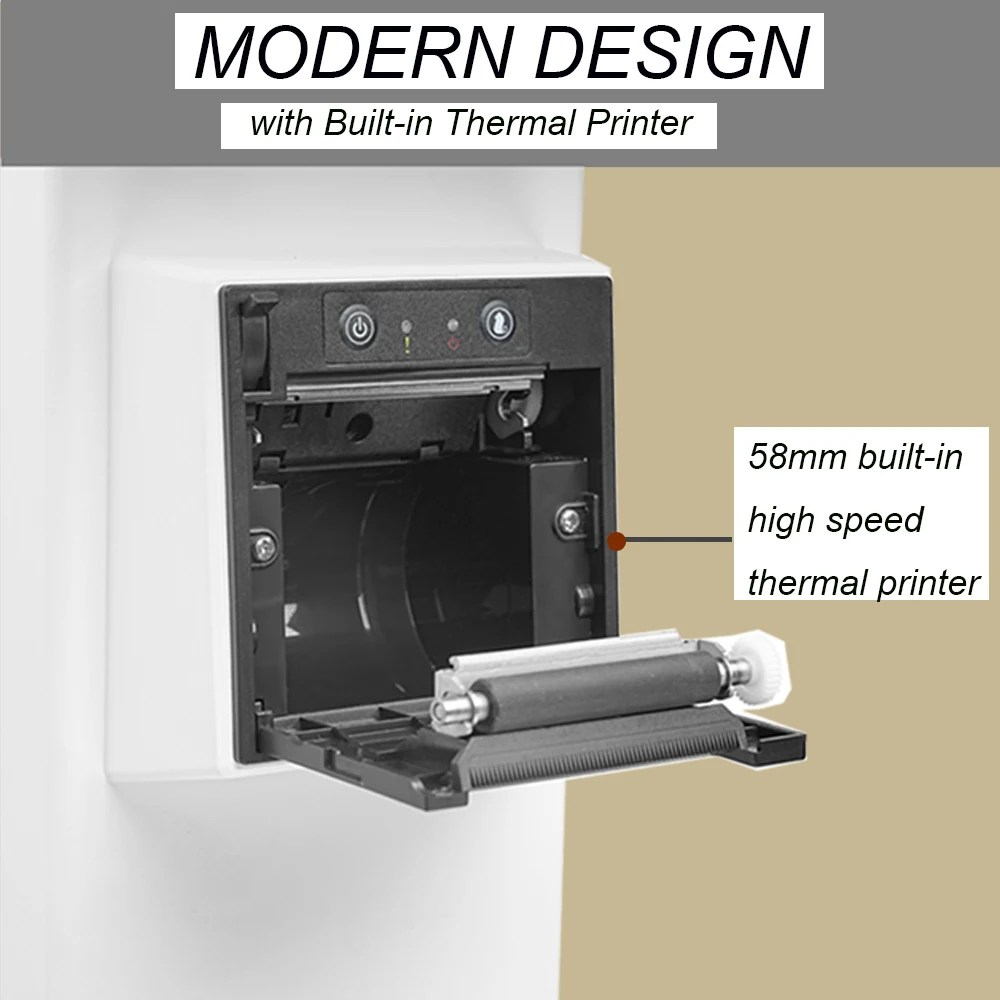 15.6 inch Dual Touch Screen POS System weighing Scale PC Scale All In One POS Scale with Printer