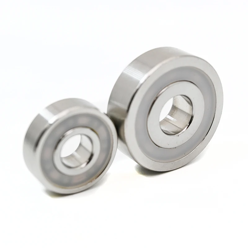 Non magnetic 316 SS316 stainless steel ball bearing PE retainer seals S6006ZZ S6006-2RS S6006-2PE 6006ZZ 6006-2RS 6006-2PE