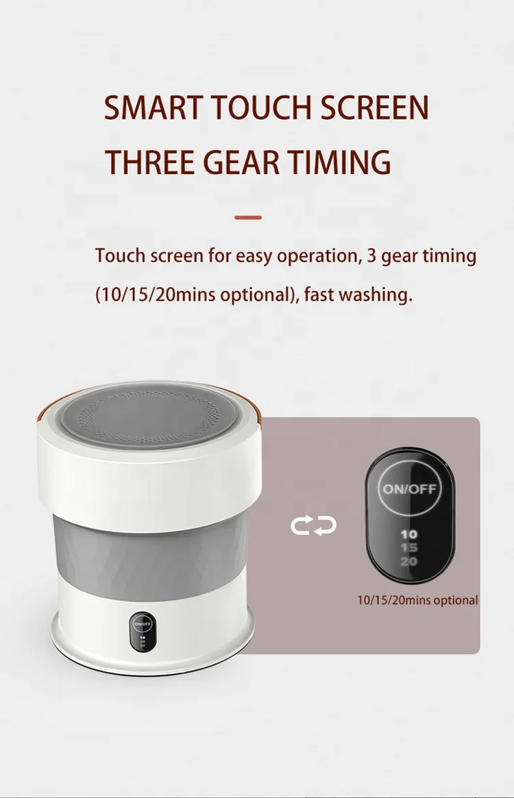 
Anertuo mini tub washing machine for socks folding portable washing machine 