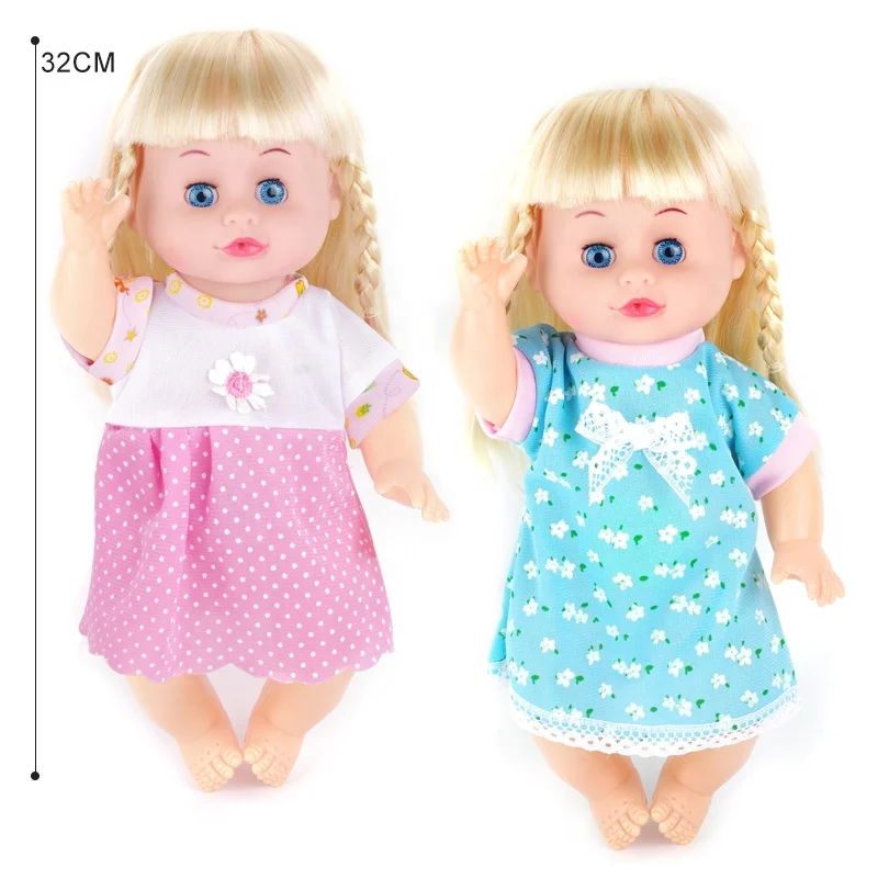 Role pretend play toys girl doll beauty play set realistic baby dolls for kids with IC function