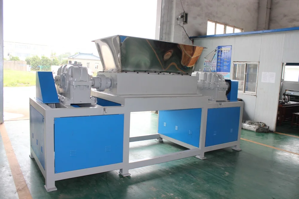 Промышленный двухвальный измельчитель картона/Измельчитель отработанных деревянных поддонов