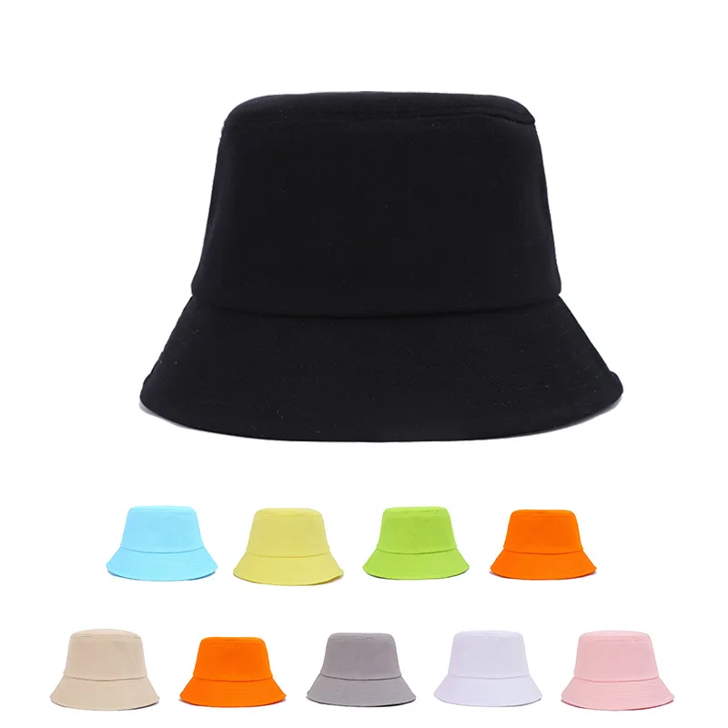 Private Label Designer Reversible Bucket Cap Men Women Cotton For Fisherman Print Kid Cotton Unisex Adult Custom Bucket Hat