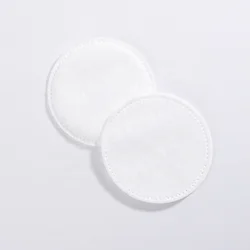 Одиночные коробки из ПП круглой формы, бамбуковые волокна, Хлопковые Тампоны, инструменты для ухода за кожей, бамбуковые ватные тампоны, косметические бамбуковые тампоны