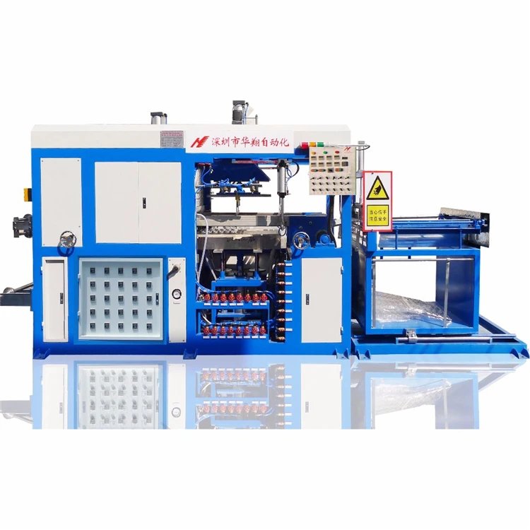 Full automatic PLC control high speed vacuum forming machine for food tray