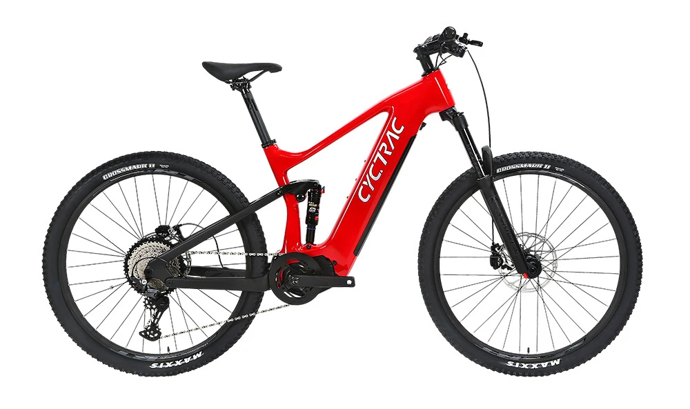 CYCTRAC 48 В 750 Вт углеродистая полная подвеска Электрический горный велосипед eMTB двойная Карбон 29