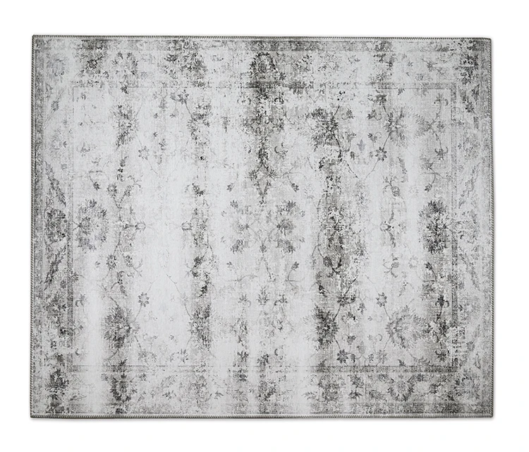Modern polyester heat transfer printed canvas rugs for living room persian carpet
