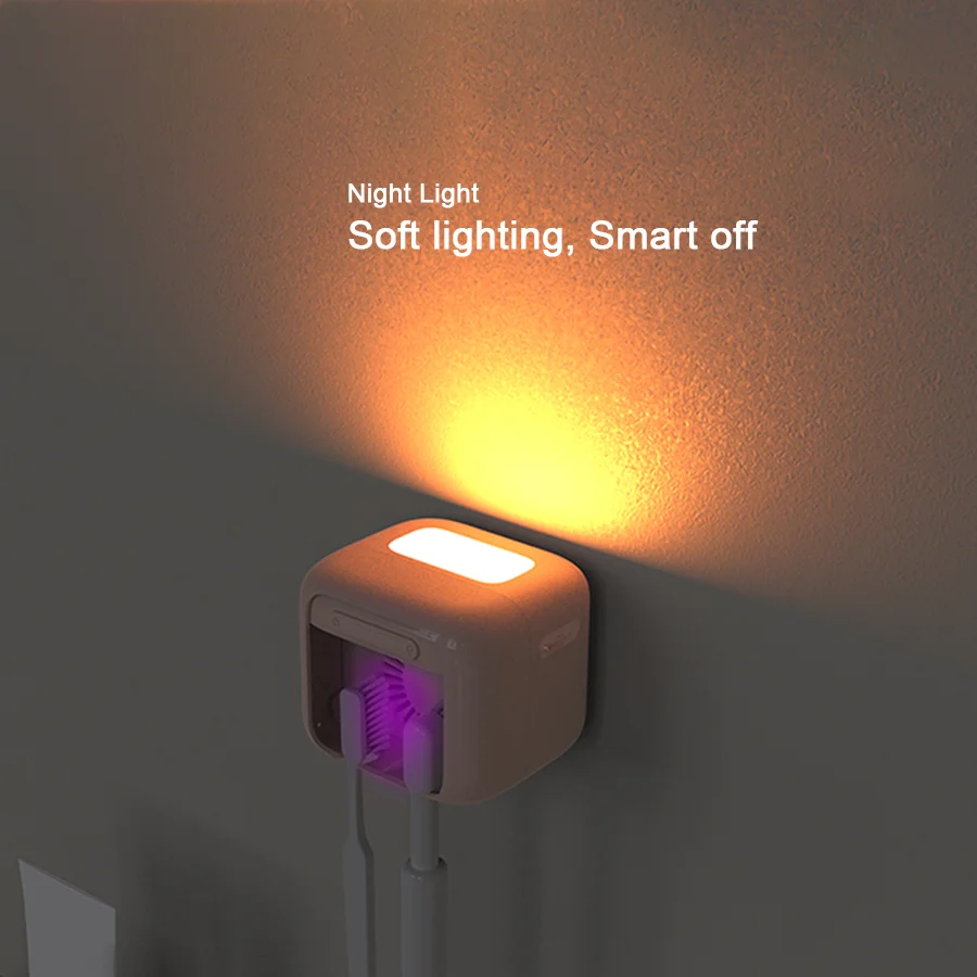 New Arrivals 2024 Best Toothbrush Sterilizer,Mini Portable Rechargeable Travel UVC Toothbrush Sterilizer Box