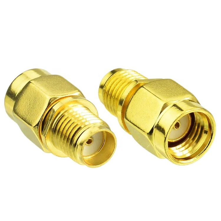 RF Coaxial Adapter SMA Female to RP-SMA Male Adapter for Antennas Wireless LAN Devices Coaxial Cable