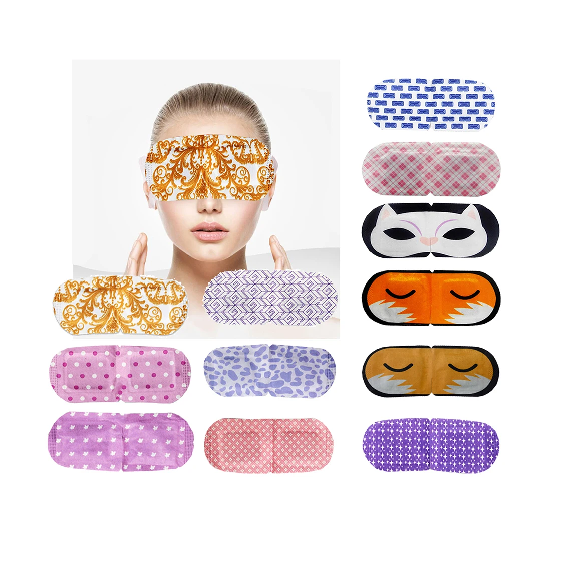 2021 New beauty product warm eye mask relieve eye fatigue help sleeping steam eye mask