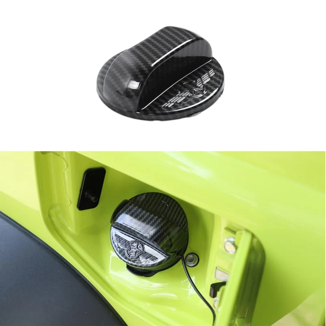 Fuel Tank Cap Gas Oil Cover Decoration Trim for Suzuki Jimny JB64 JB74 2019 2020 2021 2022 2023 Car Accessories para ABS