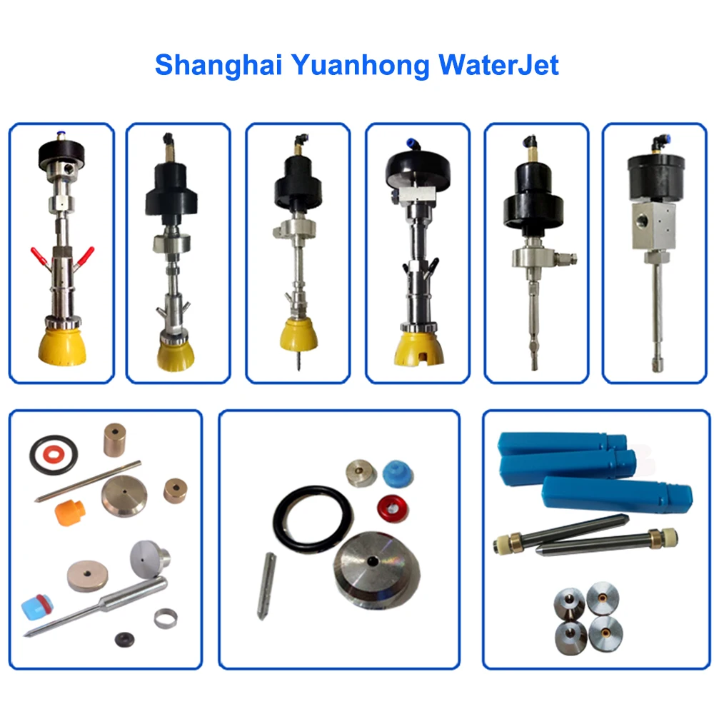 Высокое давление абразивные 3 оси гидроабразивной резки головка для устройства для водоструйной фрезы