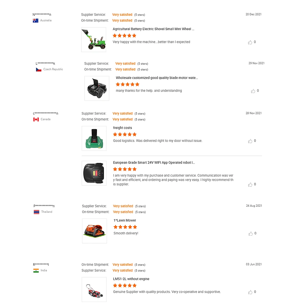 GOLDMOON auto diesel petrol cylinder manual tractor lawn mower