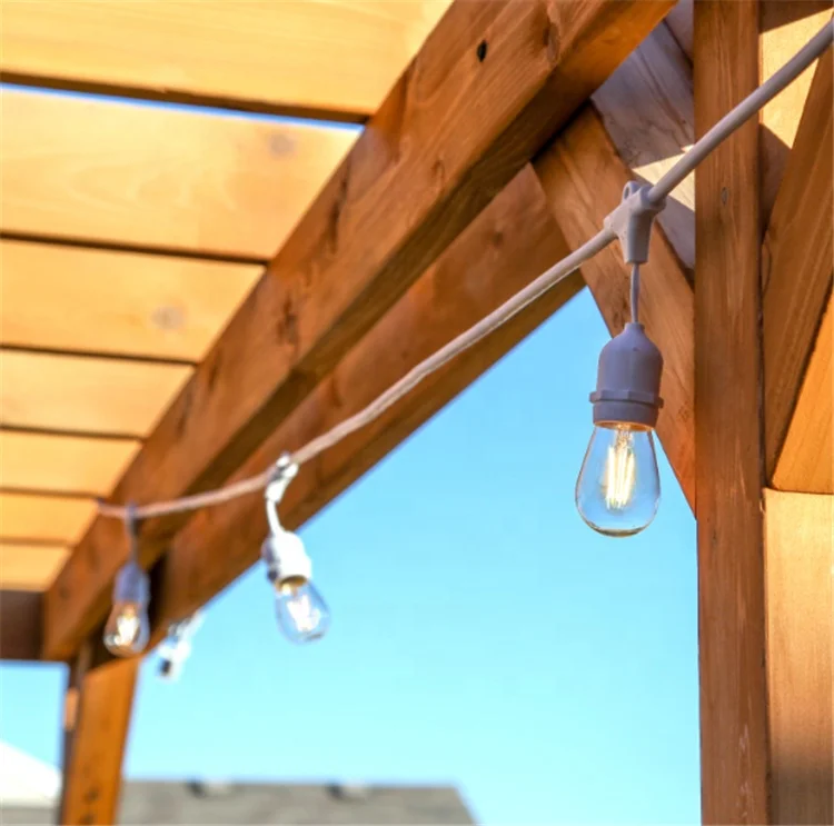 2019 Most Popular Commercial Drop Strand Globe String Lights with Ediston Style Bulbs for Events